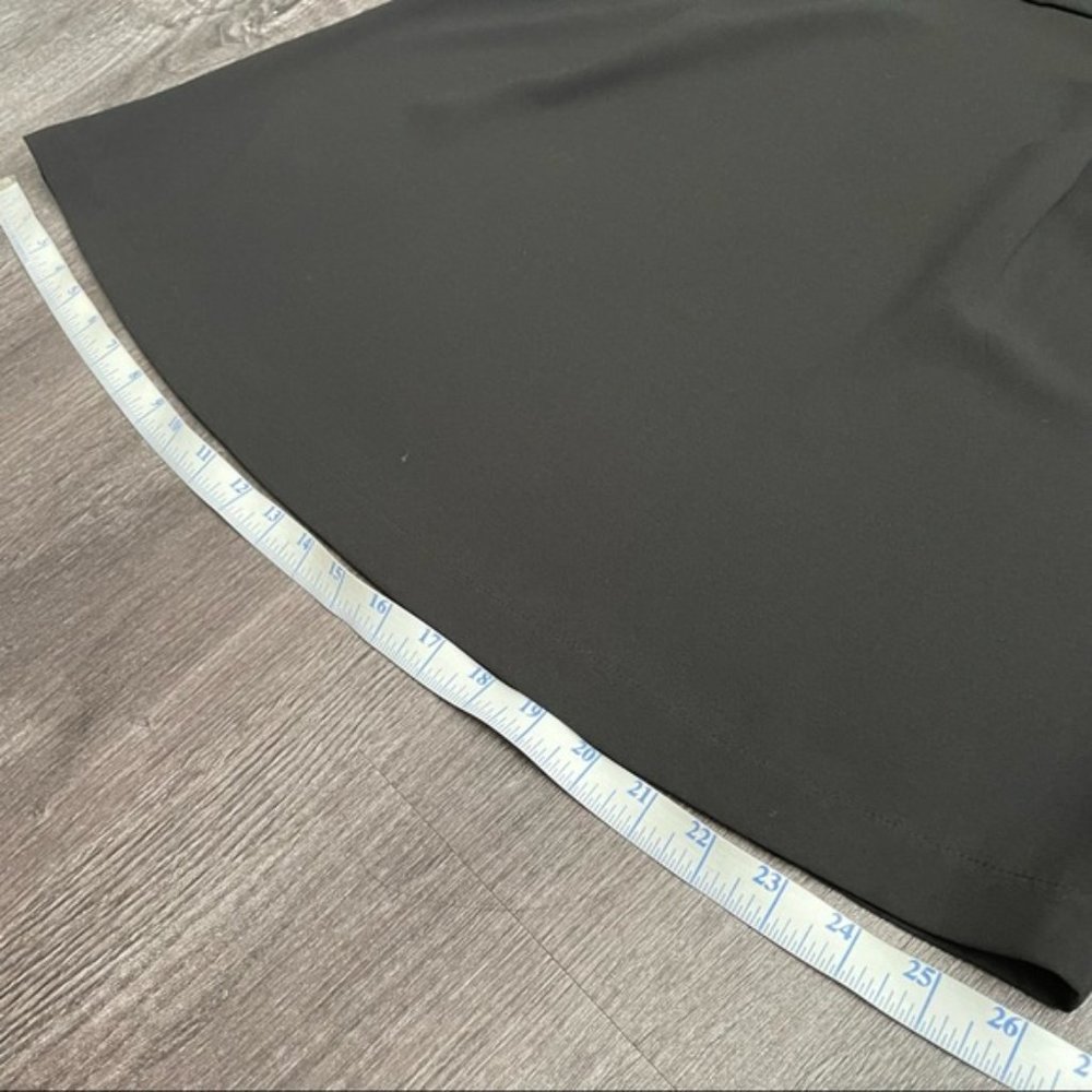 Nu New York Black Mini Cocktail Drop Shoulder Dress (L) - Picture 4 of 9